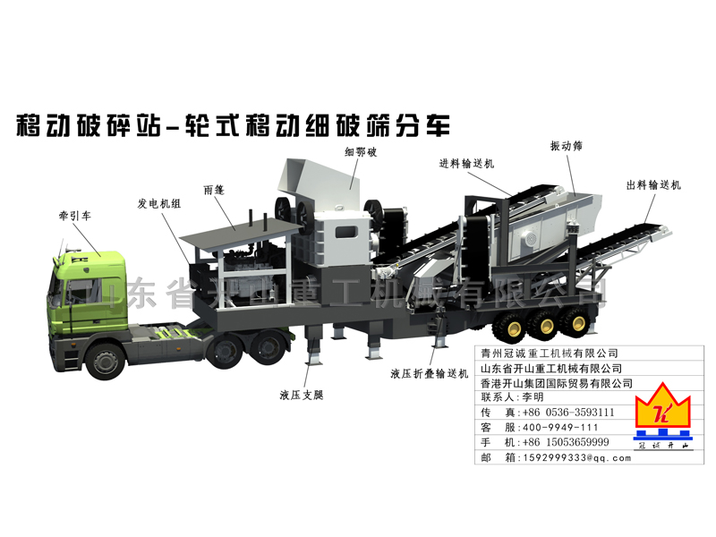 移動破碎沙金車